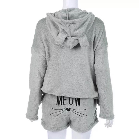 LAST 🆕Womens Cute Pajamas Meow Sleepwear Set - Picture 7 of 8